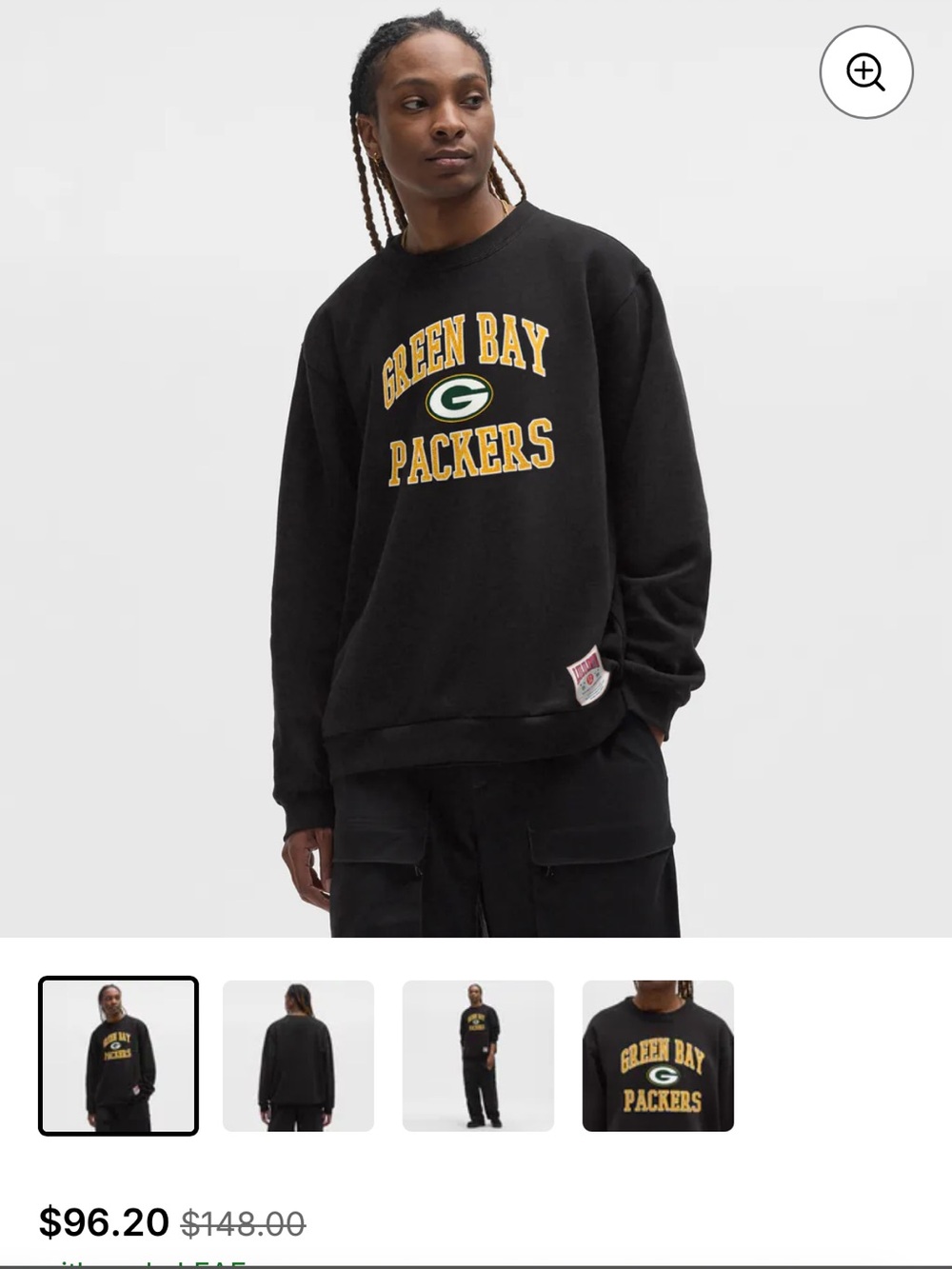 Medium- Green Bay Lululemon Steady State Crew